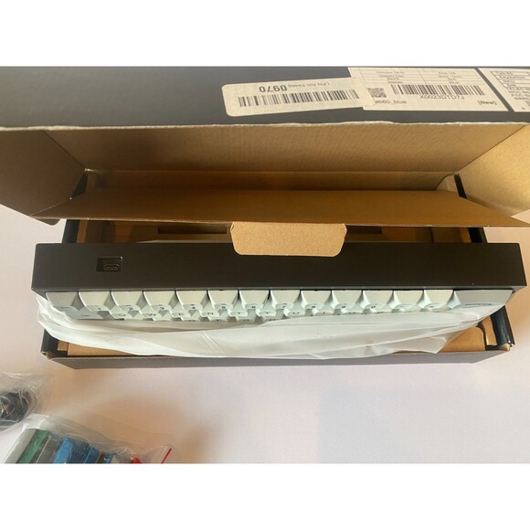 Vortex Keyboard TAB 60% Black Gray Key switch Cherry Blue Gaming Keyboard NEW - Picture 3 of 8